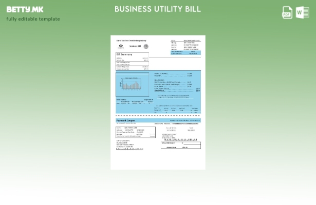 Соединетите Американски Држави Северна Каролина Град Шарлот водоснабденска сметк